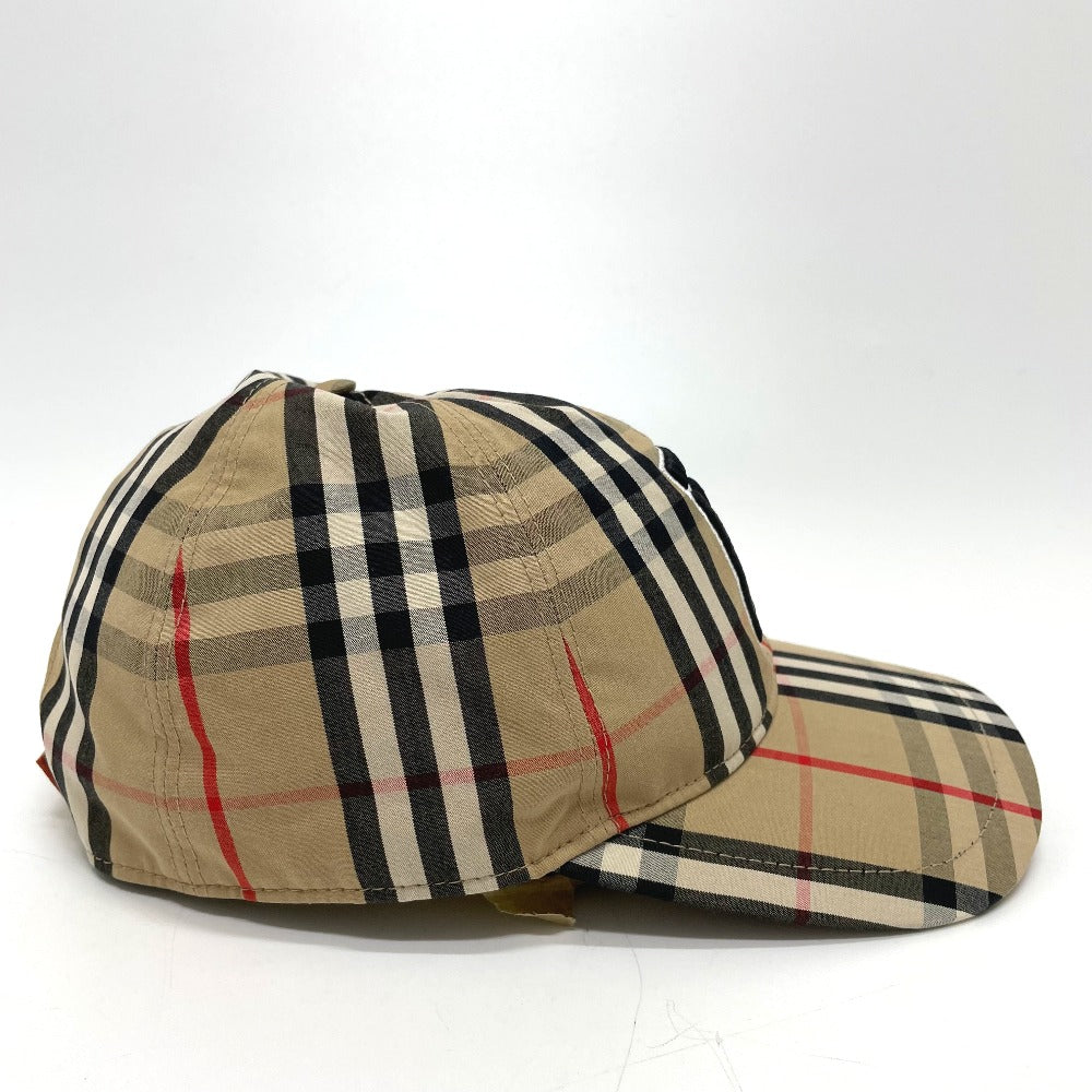 BURBERRY cap 8017283 cotton beige Vintage check TB logo mens(Unisex) M Used Authentic