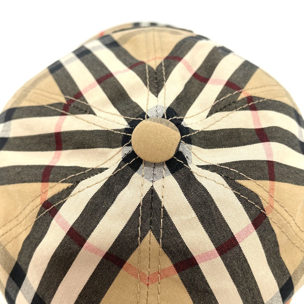BURBERRY cap 8017283 cotton beige Vintage check TB logo mens(Unisex) M Used Authentic