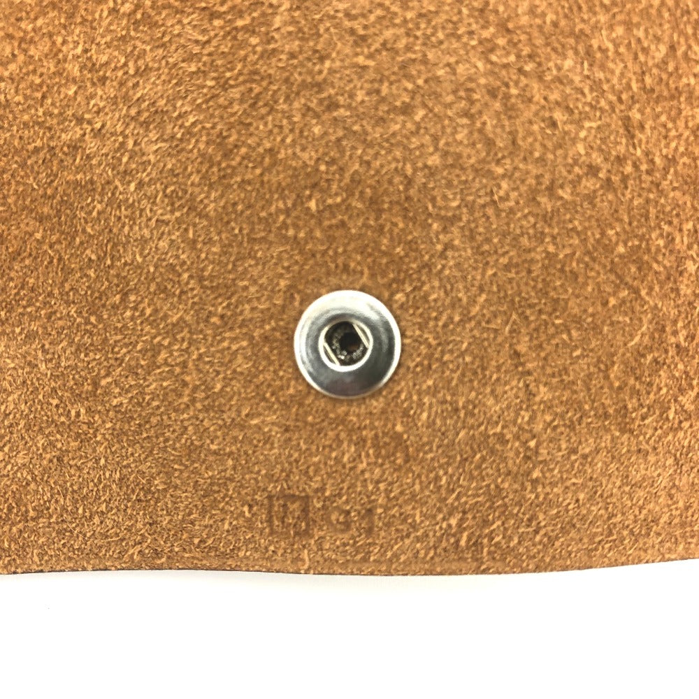 HERMES Notebook cover Togo Brown Uris mini Women(Unisex) Used Authentic