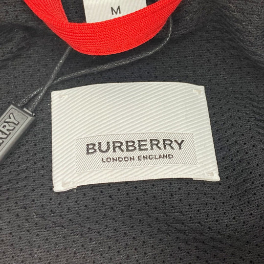 BURBERRY Jersey 8023780 Cotton, Polyester Red x black x white apparel England mens M Used Authentic