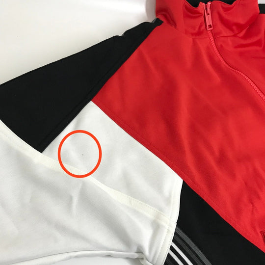 BURBERRY Jersey 8023780 Cotton, Polyester Red x black x white apparel England mens M Used Authentic