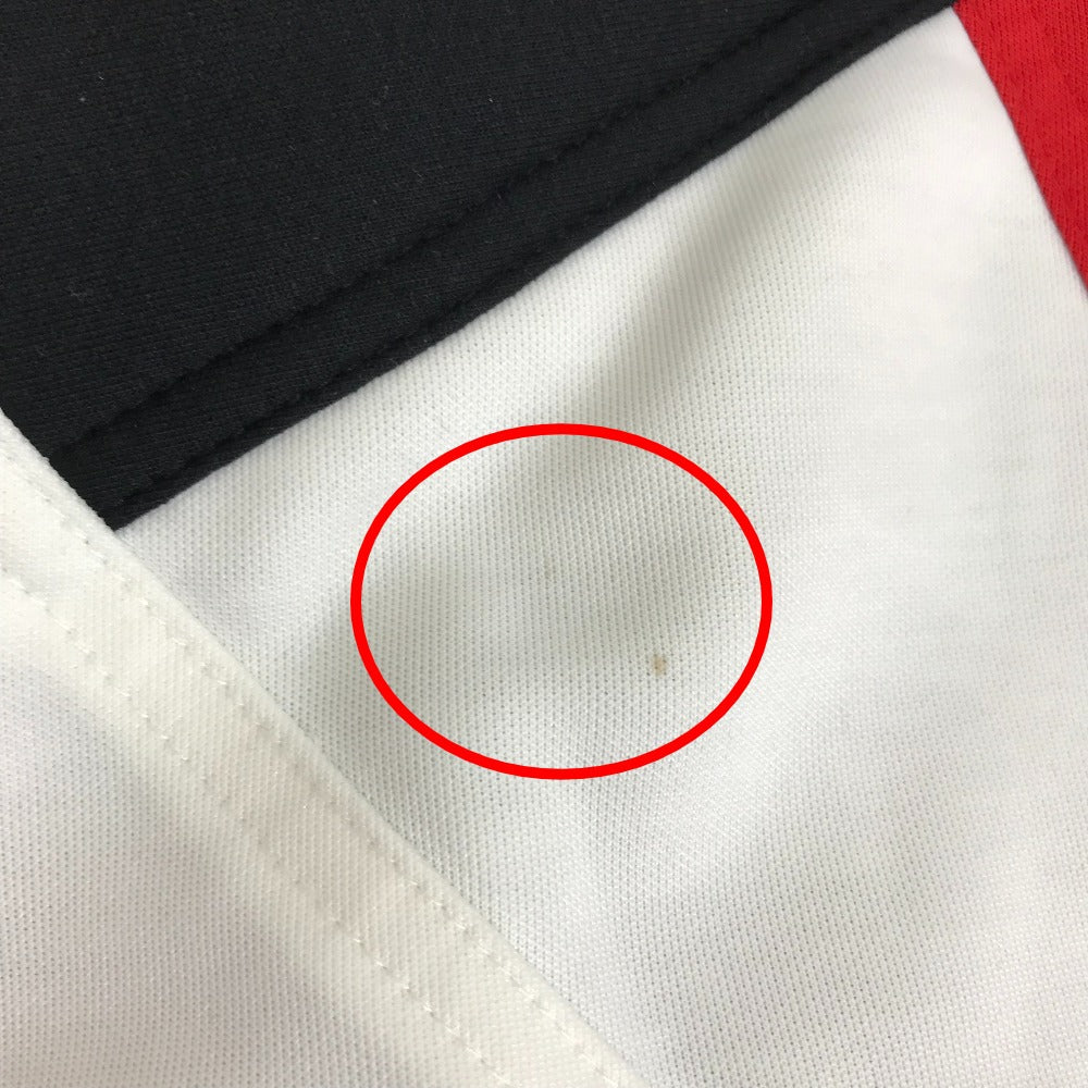 BURBERRY Jersey 8023780 Cotton, Polyester Red x black x white apparel England mens M Used Authentic