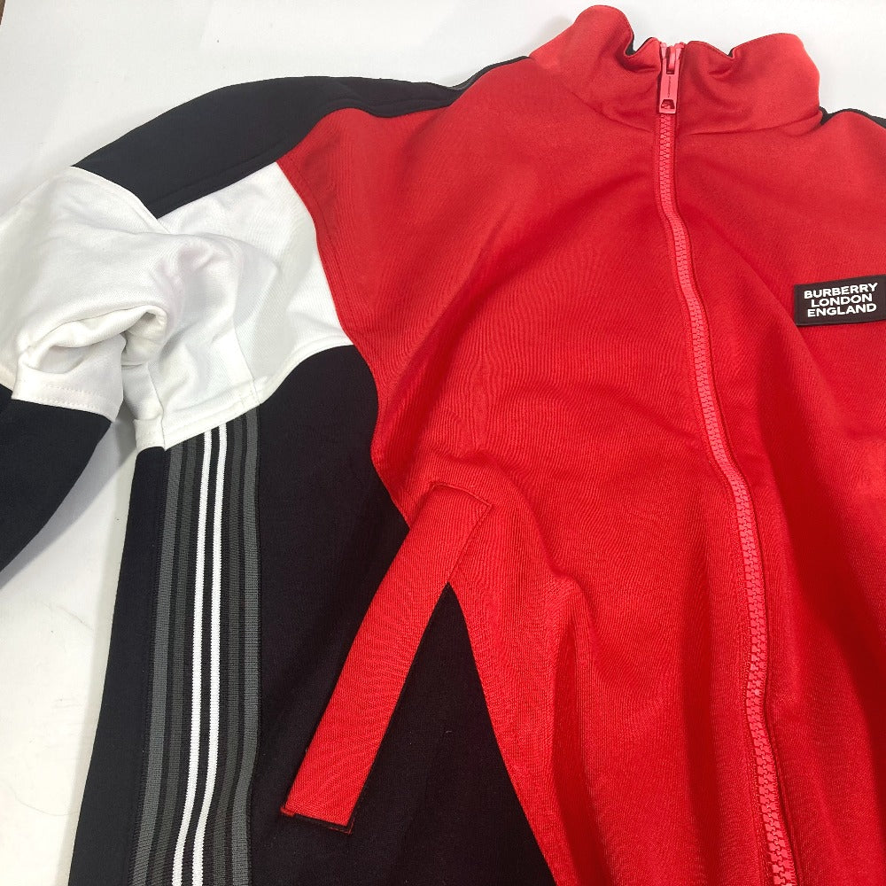 BURBERRY Jersey 8023780 Cotton, Polyester Red x black x white apparel England mens M Used Authentic