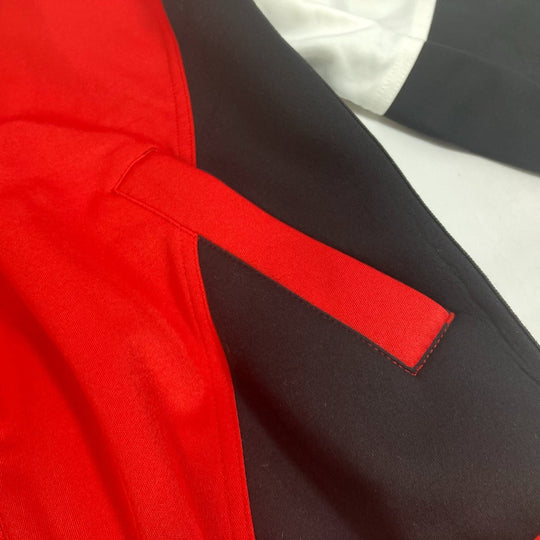 BURBERRY Jersey 8023780 Cotton, Polyester Red x black x white apparel England mens M Used Authentic