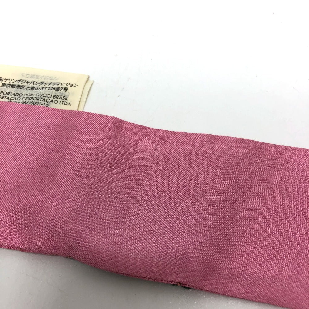 GUCCI scarf 6231445 silk pink Fashion Accessories Orgasmique 5/2 86cm