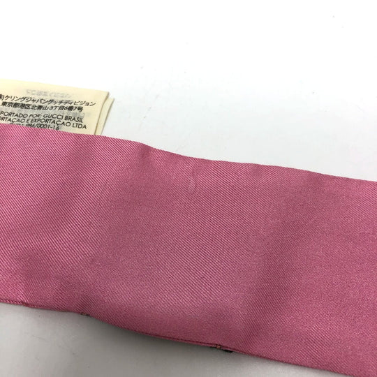 GUCCI scarf 6231445 silk pink Fashion Accessories Orgasmique 5/2 86cm