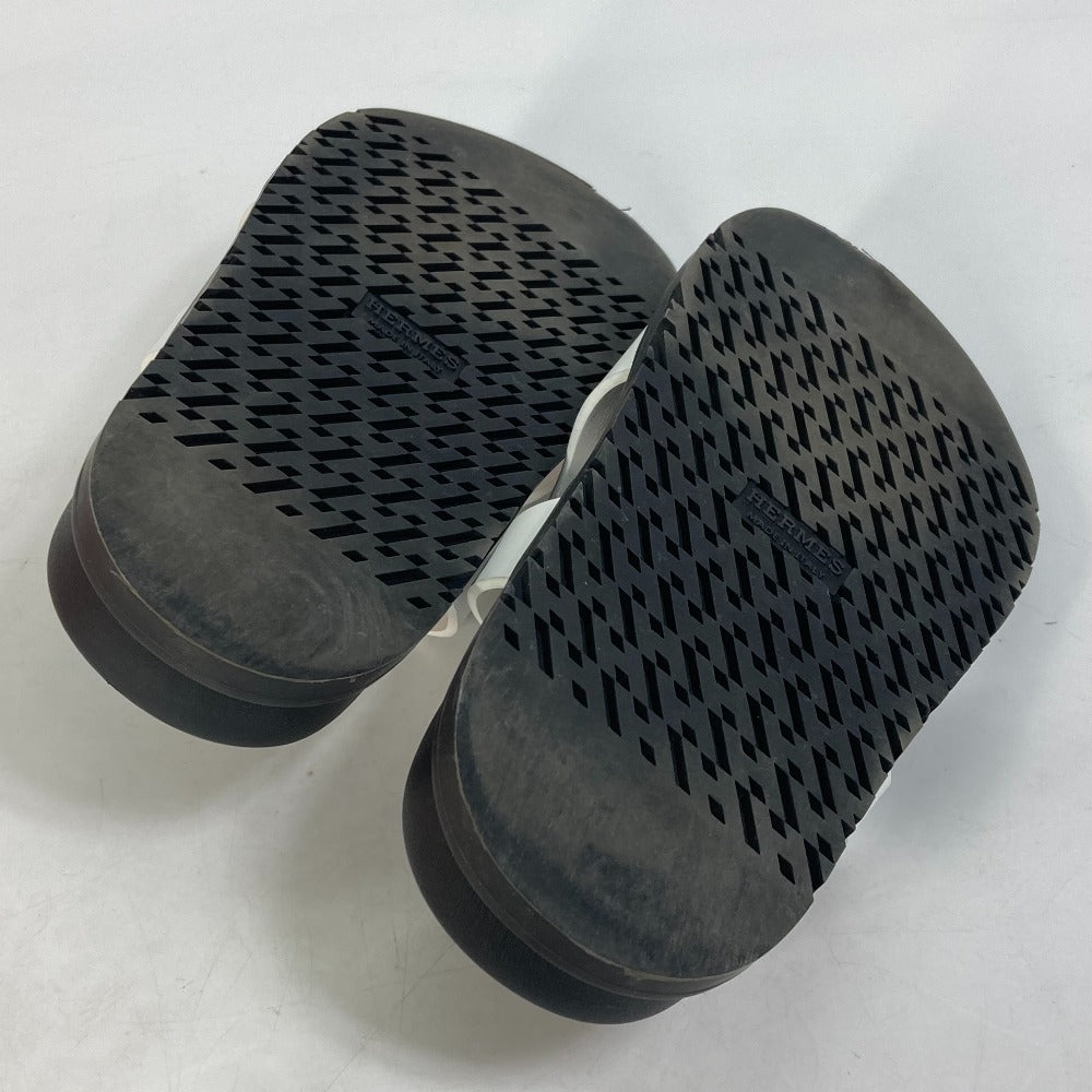 HERMES Sandals leather Two-tone (white) shoes edit 35