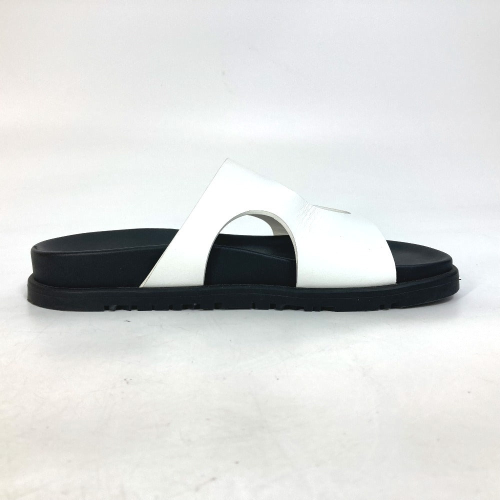 HERMES Sandals leather Two-tone (white) shoes edit 35