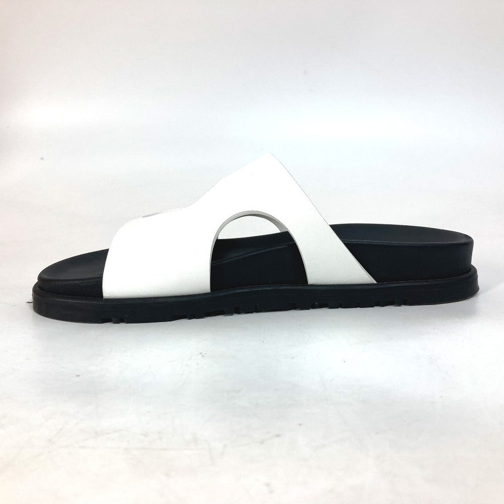 HERMES Sandals leather Two-tone (white) shoes edit 35