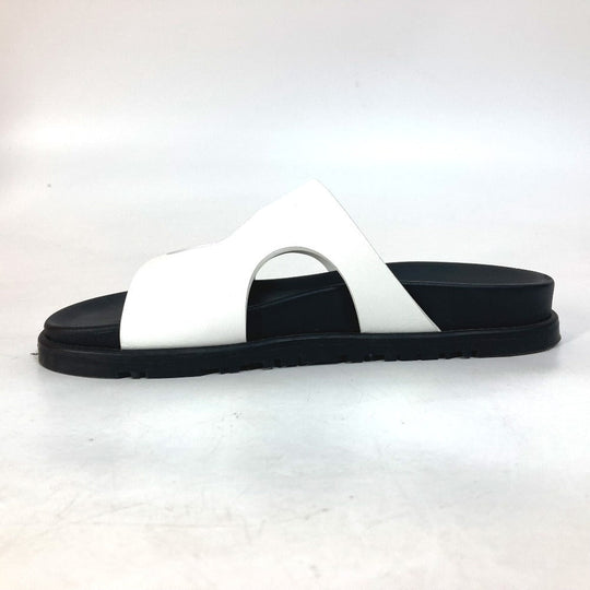 HERMES Sandals leather Two-tone (white) shoes edit 35