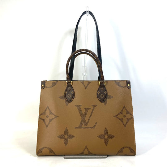 LOUIS VUITTON Tote Bag M45321 Monogram giant canvas Brown Monogram Giant On the Go MM