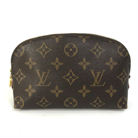 LOUIS VUITTON Pouch M47515 Monogram canvas Brown Monogram Pochette Cosmetic Women Secondhand Authentic