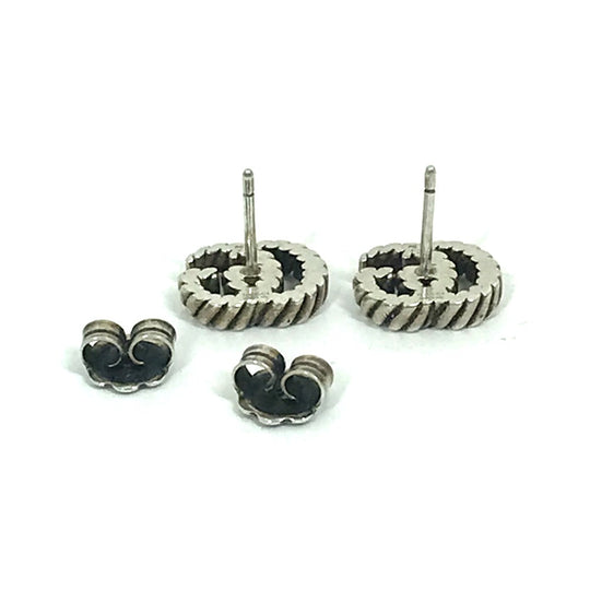 GUCCI Pierce SV925 Silver logo GG Marmont Double G Women Used Authentic