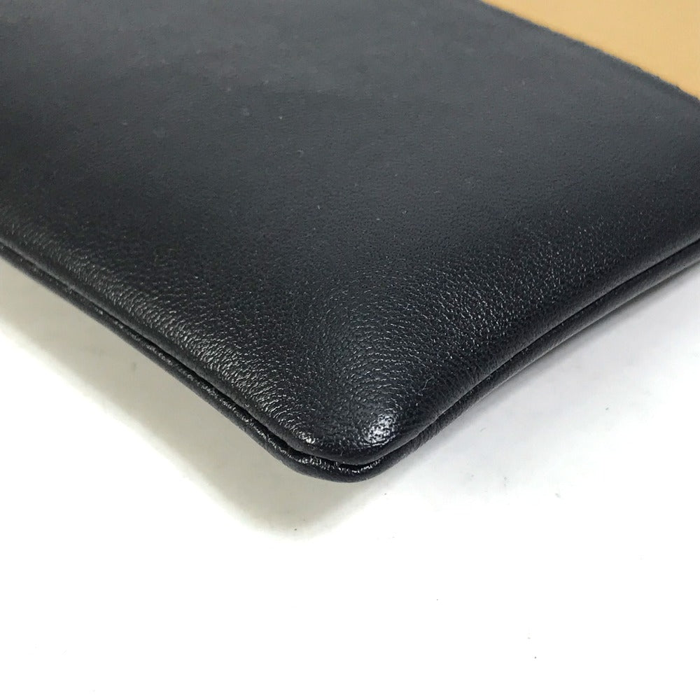 CELINE Clutch bag 100093HTM leather Brown Two-tone By color Women Used Authentic