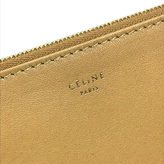CELINE Clutch bag 100093HTM leather Brown Two-tone By color Women Used Authentic