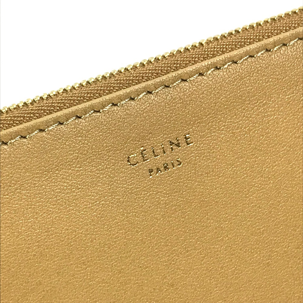 CELINE Clutch bag 100093HTM leather Brown Two-tone By color Women Used Authentic