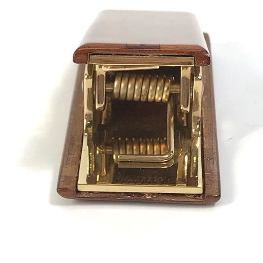 HERMES Other stationery Wood, Metal Brown interior stationery paper clip H logo Women(Unisex) Used Authentic