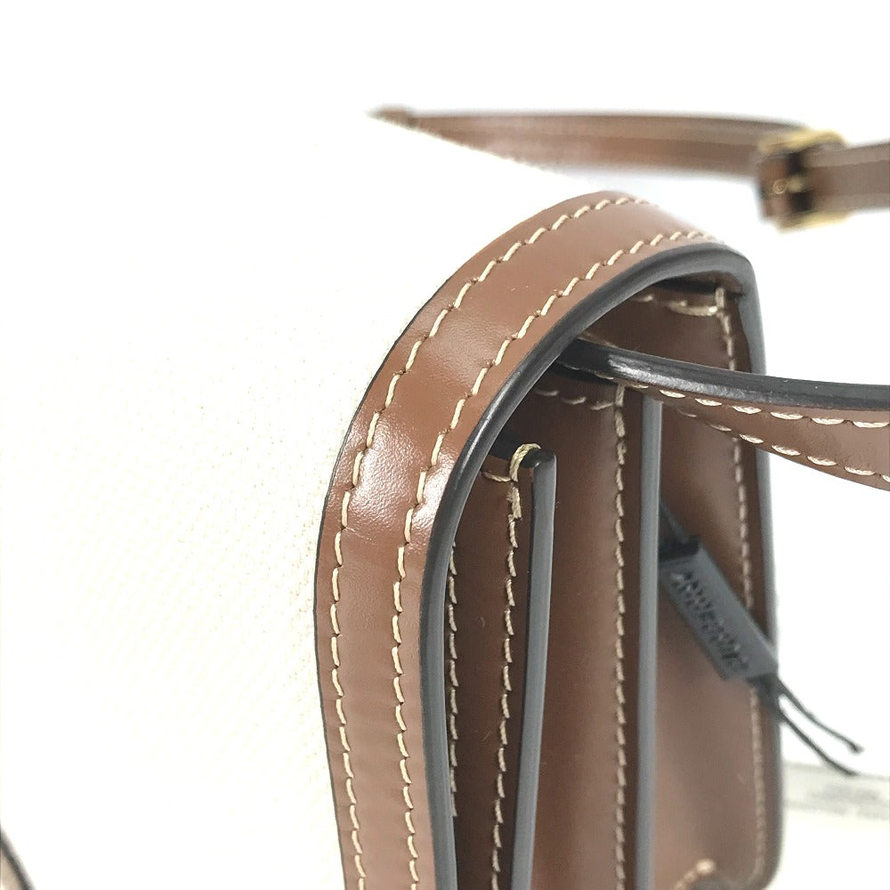 BURBERRY Shoulder Bag 8039365 Canvas / leather beige Bag 2WAY bag clutch bag TB Women Used Authentic