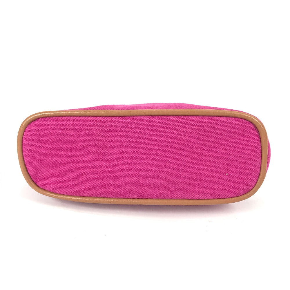 HERMES Pouch canvas pink Boride pouch mini mini