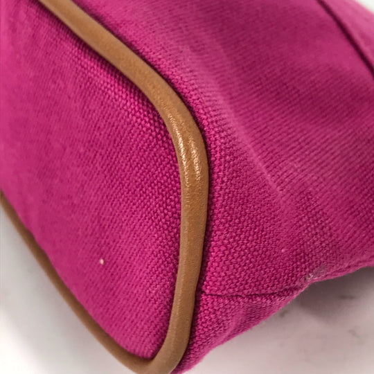 HERMES Pouch canvas pink Boride pouch mini mini