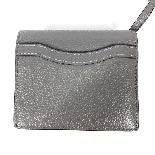 BALENCIAGA Folded wallet 640111 leather gray Neo classic Women(Unisex) Used Authentic