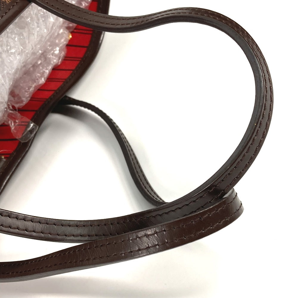 LOUIS VUITTON Tote Bag N41359 Damier canvas Brown Damier Never full PM mens Used Authentic