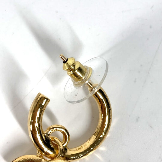 CHANEL Pierce metal gold 24C CC COCO Mark Women Used Authentic