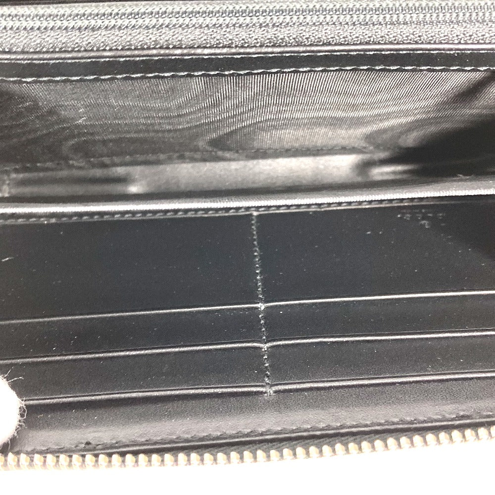 GUCCI Long Wallet Purse 451249 PVC leather beige GG Supreme Long wallet Women Used Authentic