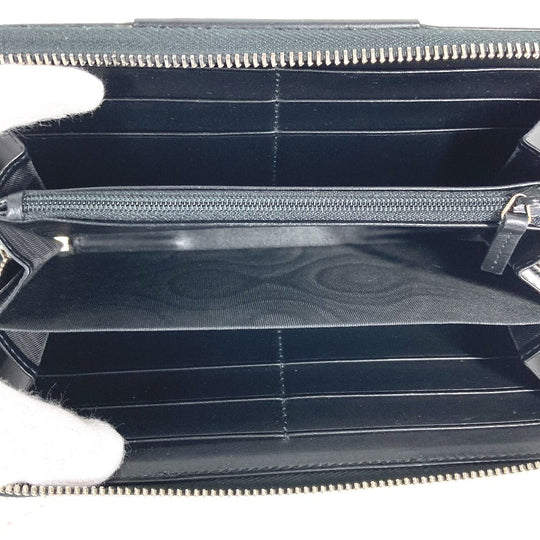 GUCCI Long Wallet Purse 451249 PVC leather beige GG Supreme Long wallet Women Used Authentic