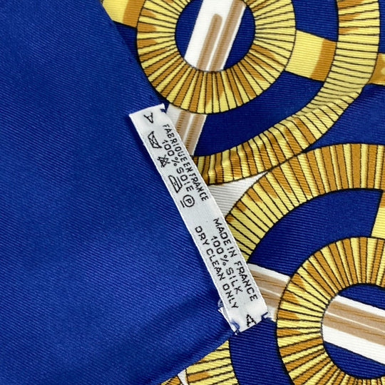 HERMES scarf silk Red The Evolution of Horse-Drawn Carriages Carre90 Women Used Authentic