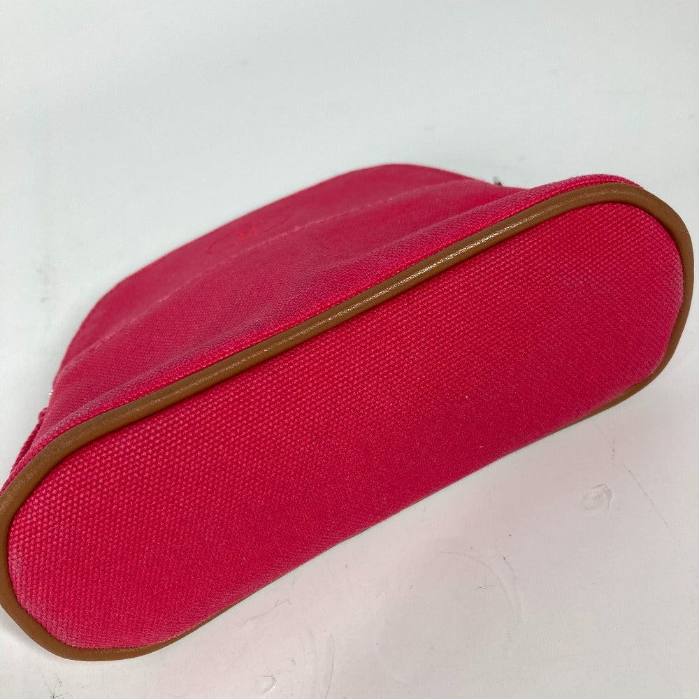 HERMES Pouch canvas pink Bolide Pouch Mini Mini 16
