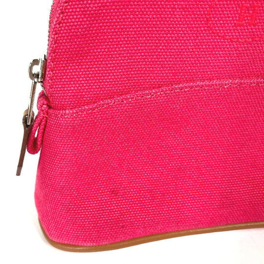 HERMES Pouch canvas pink Bolide Pouch Mini Mini 16