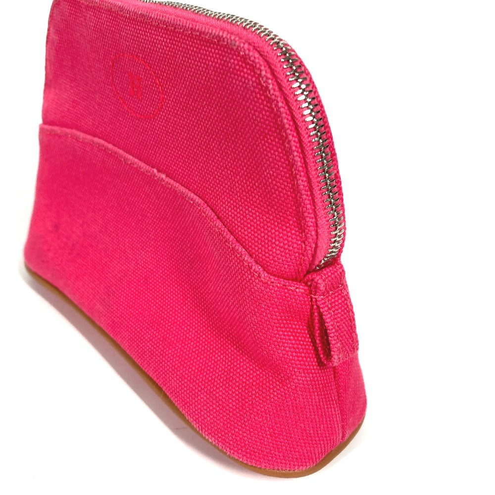 HERMES Pouch canvas pink Bolide Pouch Mini Mini 16