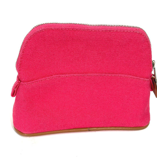 HERMES Pouch canvas pink Bolide Pouch Mini Mini 16