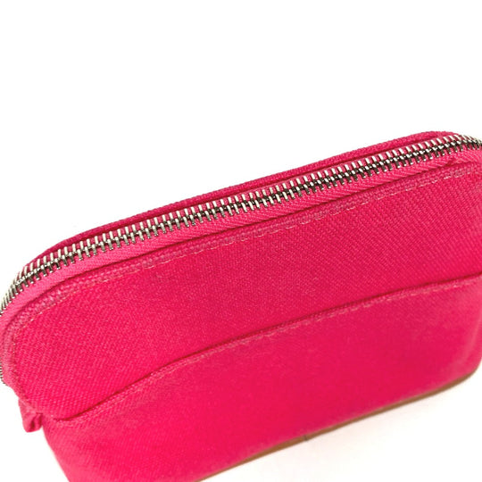 HERMES Pouch canvas pink Bolide Pouch Mini Mini 16