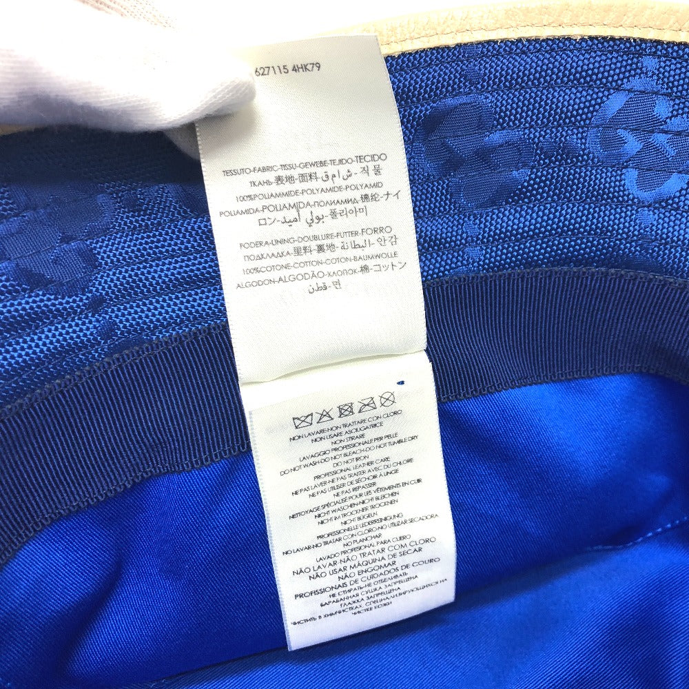 GUCCI hat 627115 Nylon blue Japan limited Off The Grid mens L Used Authentic