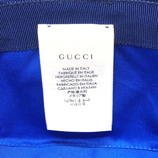 GUCCI hat 627115 Nylon blue Japan limited Off The Grid mens L Used Authentic