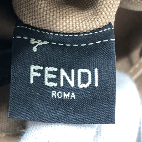 FENDI Shoulder Bag 8BS010 Canvas / leather multicolor Zucca Bucket bag Women Used Authentic