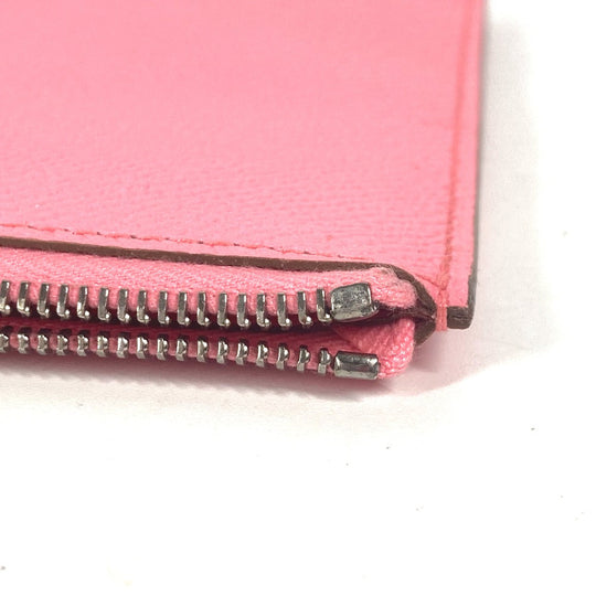 HERMES Clutch bag Epsom Brown x pink With porch Calvi GM unisex(Unisex) Used Authentic