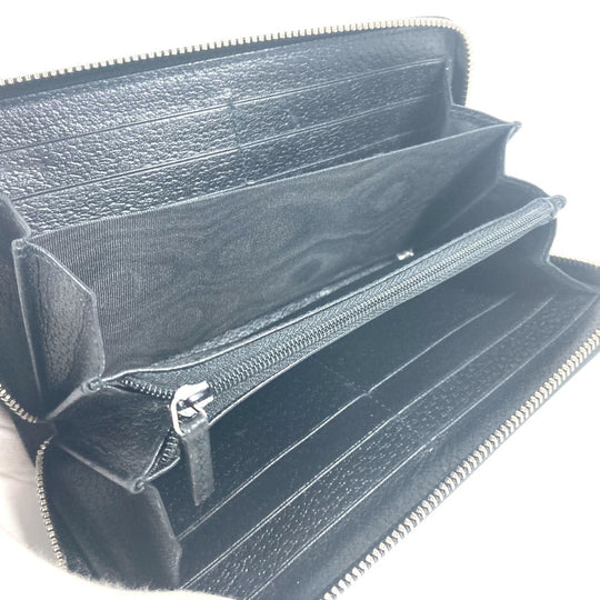 GUCCI Long Wallet Purse 625576 Nylon / leather black logo Off The Grid mens Used Authentic