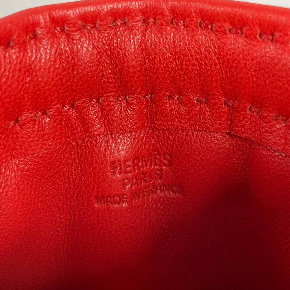 HERMES Pouch Anyo Miro Red x blue purse Pochette pillow PM Women Secondhand Authentic