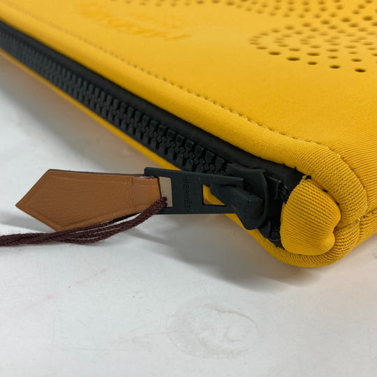 HERMES Pouch H103636M 02 polyamide yellow Flat pouch Neoban Zen Au Soleil PM