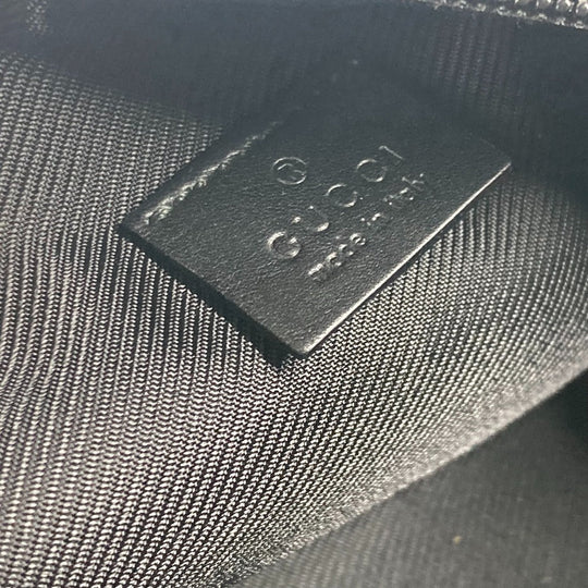 GUCCI Pouch 039.1117 GG canvas black GG Women Used Authentic