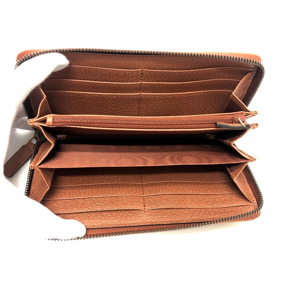 GUCCI Long Wallet Purse 547791 GG canvas / leather beige GG New York Yankees collaboration NY Women Used Authentic