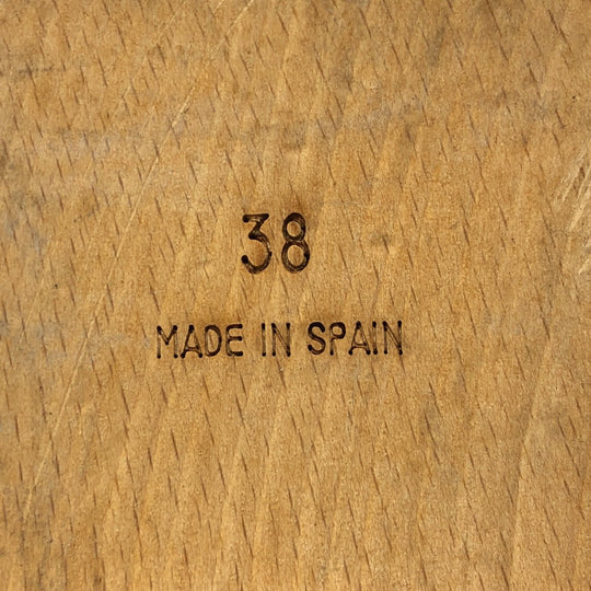 HERMES Sandals Leather / Wood beige H logo Kevral Women 38 Used Authentic