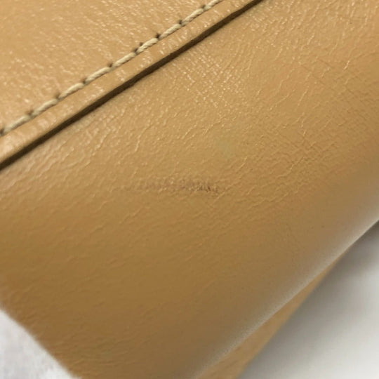 HERMES Sandals Leather / Wood beige H logo Kevral Women 38 Used Authentic