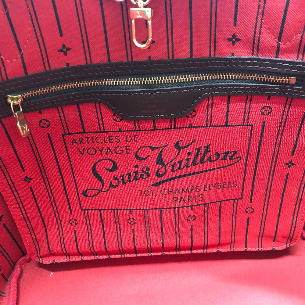 LOUIS VUITTON Tote Bag N41358 Damier canvas Brown Damier Neverfull MM