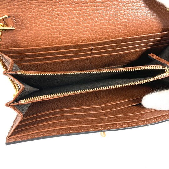 GUCCI Long Wallet Purse 652681 GG canvas blue GG denim Jackie 1961 Women Used Authentic