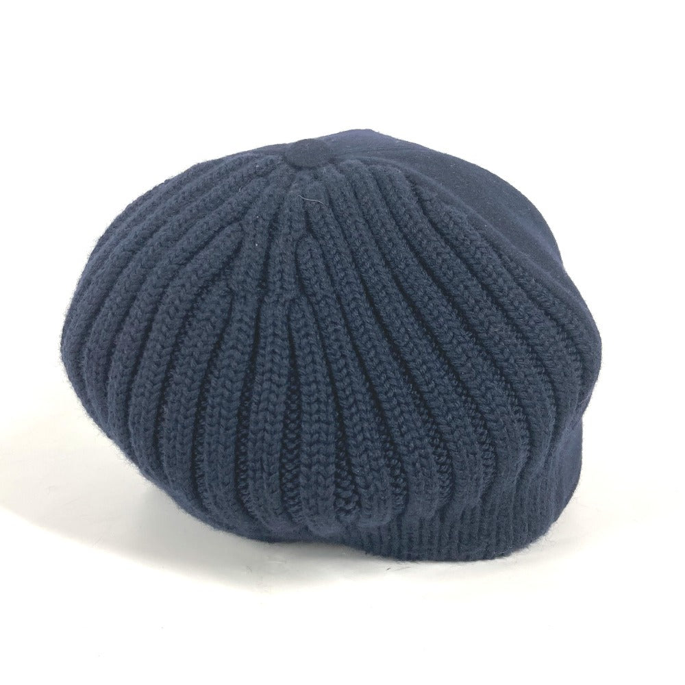MONCLER cap wool Navy hat cap baseball logo