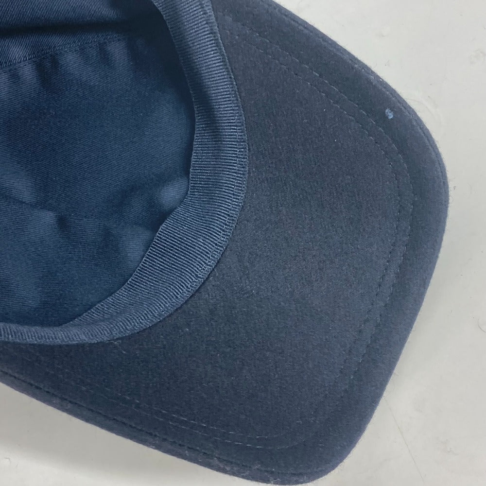 MONCLER cap wool Navy hat cap baseball logo